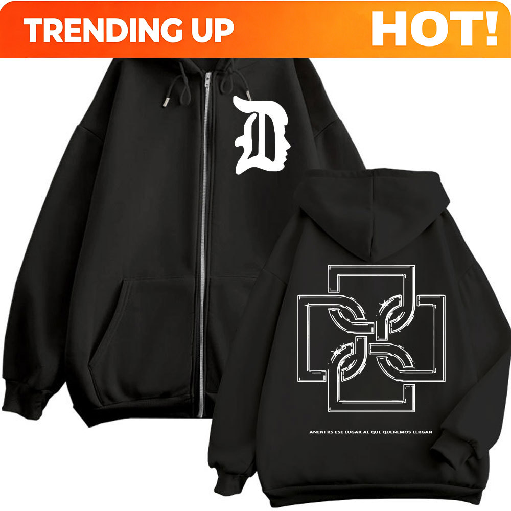 Mens Fashion Zip Up Hoodies - Bluza z kapturem na zamek z