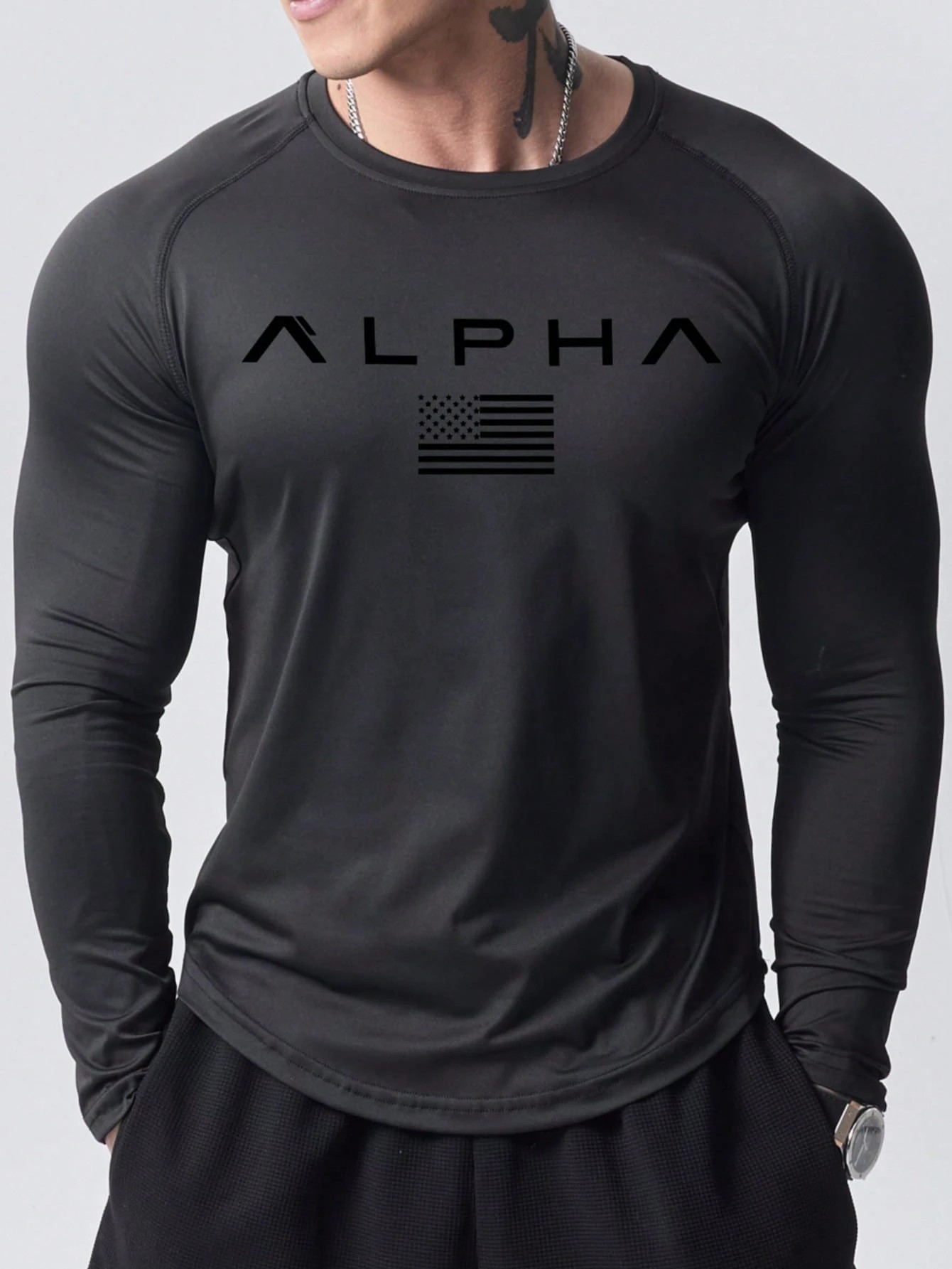Men'S Fashion T Shirts - Nowa męska koszulka z długim rękawem