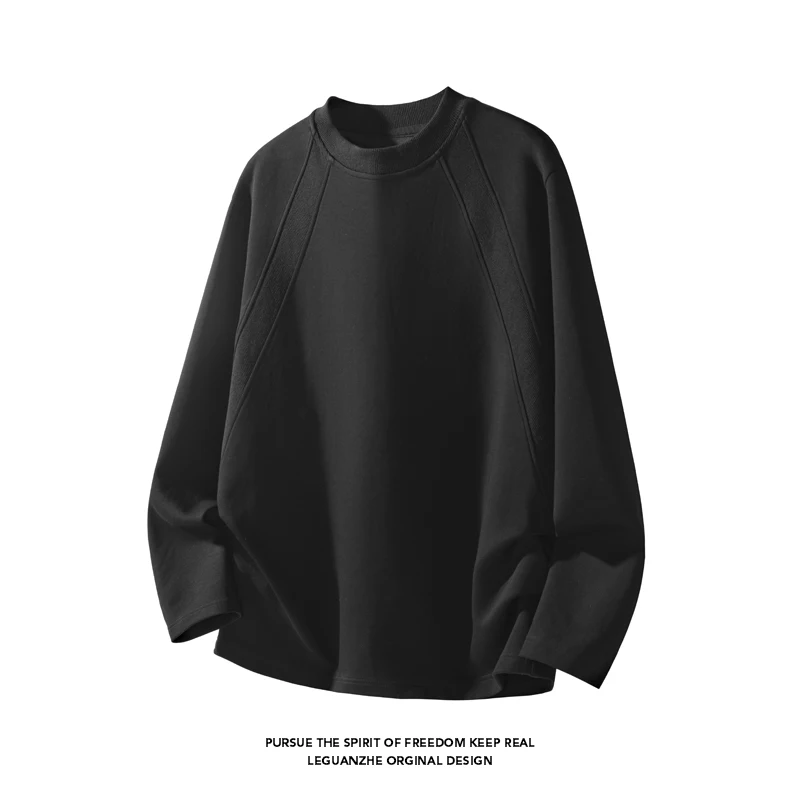 Men'S Fashion T Shirts - Męska koszulka z długim rękawem, dekoltem