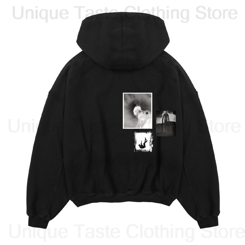 Bluza z kapturem Jackson Wang  – Mens Fashion Zip Up Hoodies recenzja i cena