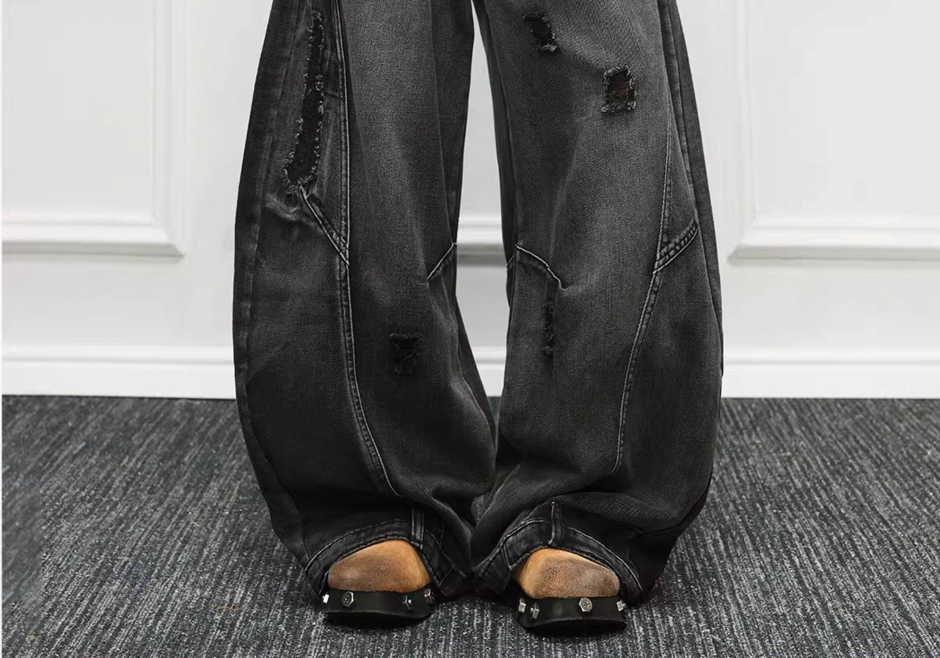 Męskie spodnie jeansowe w styl – Men'S Fashion Grey Jeans recenzja i cena