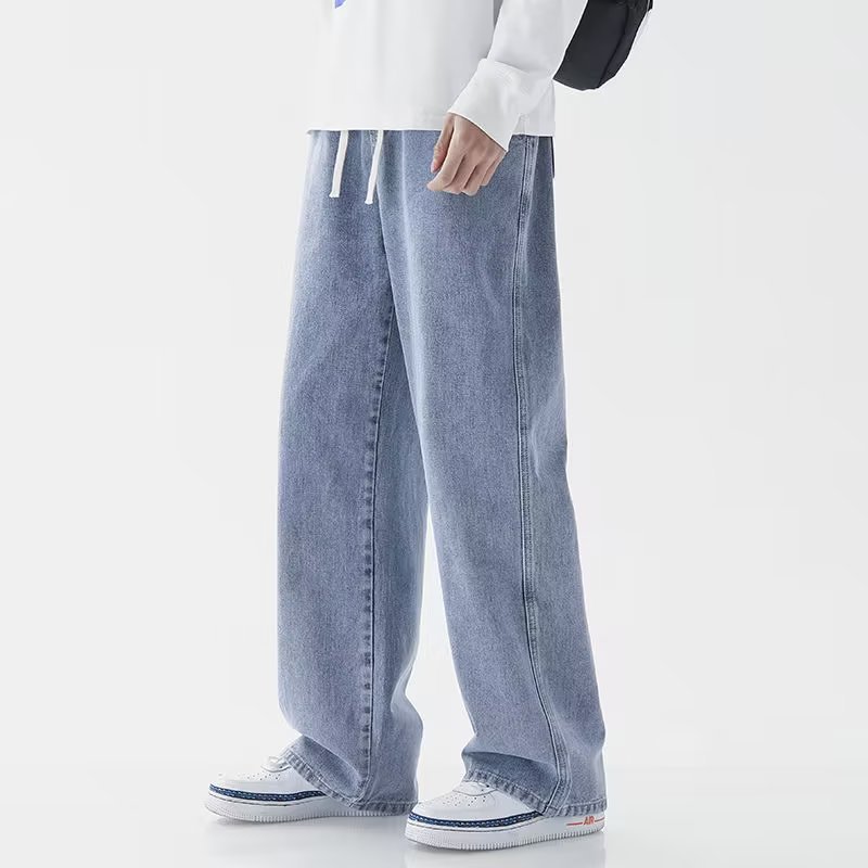 Koreański styl streetwear, now – Men'S Fashion Grey Jeans recenzja i cena