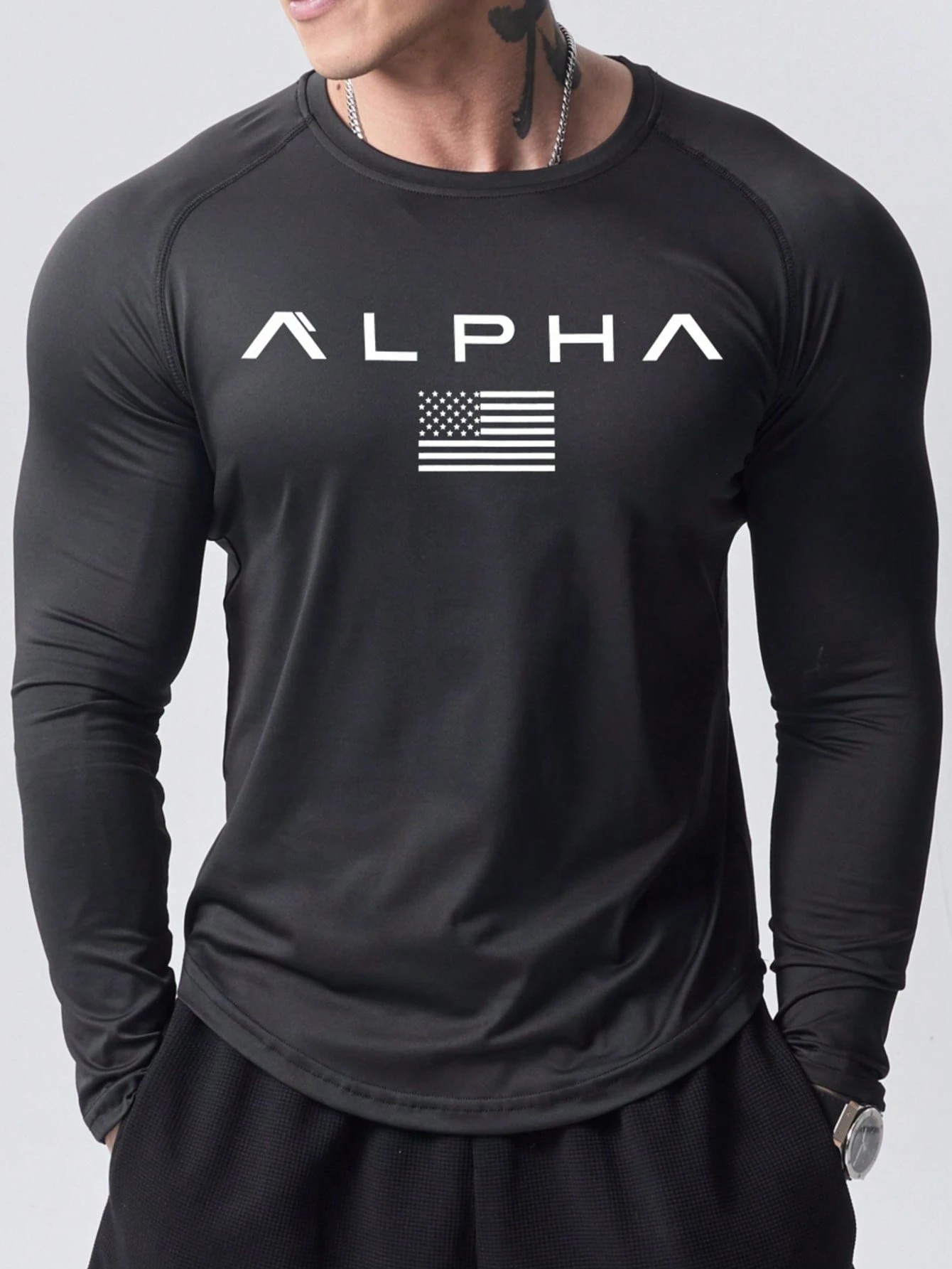 Nowa męska koszulka z długim r – Men'S Fashion T Shirts recenzja i cena