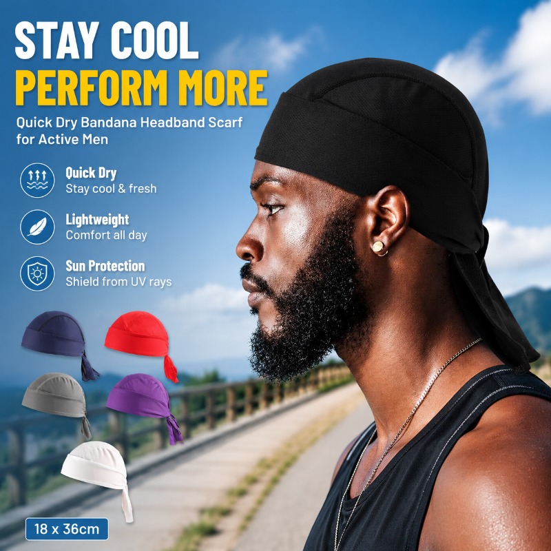 Szybkoschnąca poliestrowa band – Men'S Fashion With Hat recenzja i cena