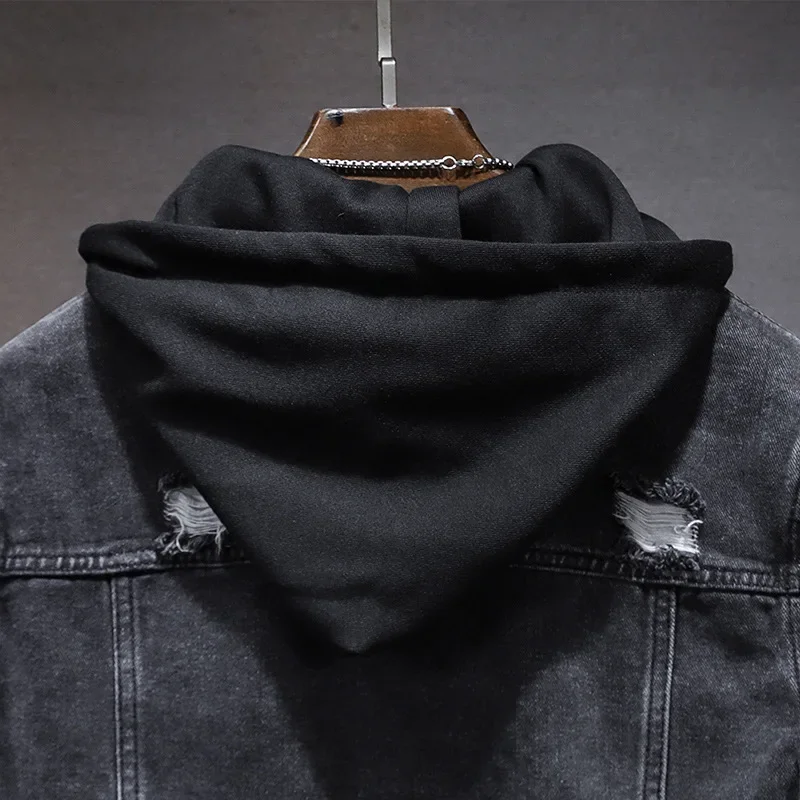 Męska kurtka jeansowa na wiosn – Men'S Fashion Grey Jeans recenzja i cena