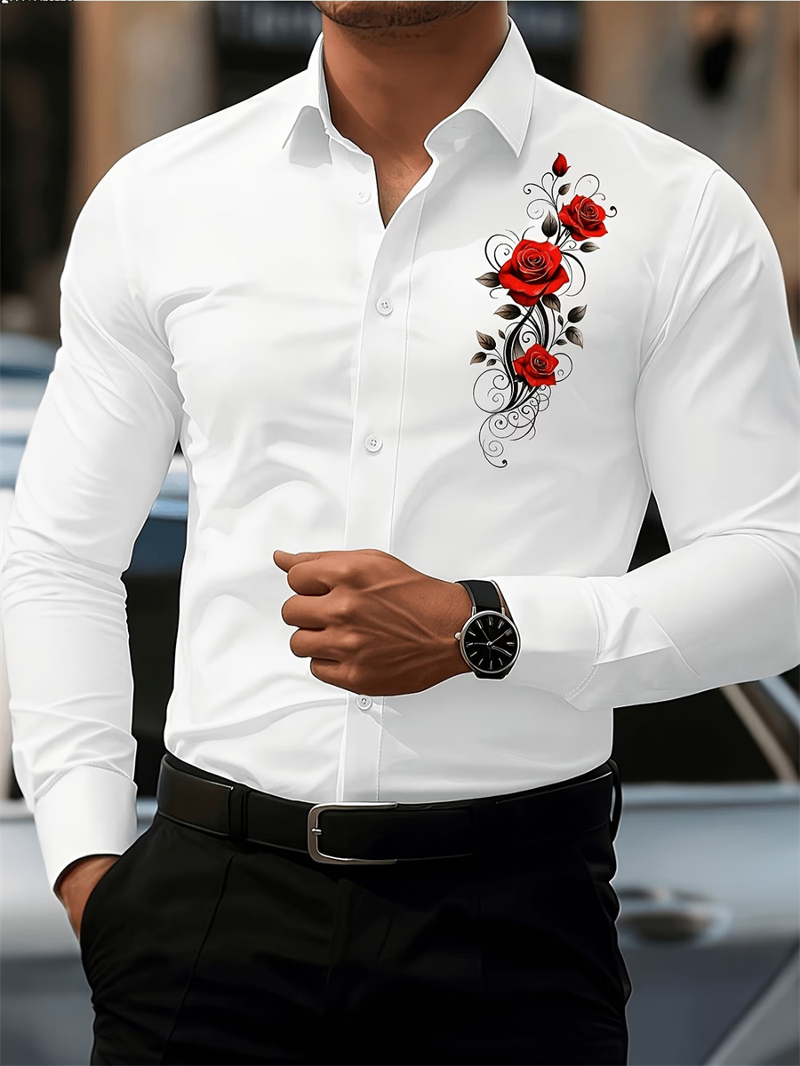 Męska koszula z długim rękawem – Mens Fashion Clothes recenzja i cena