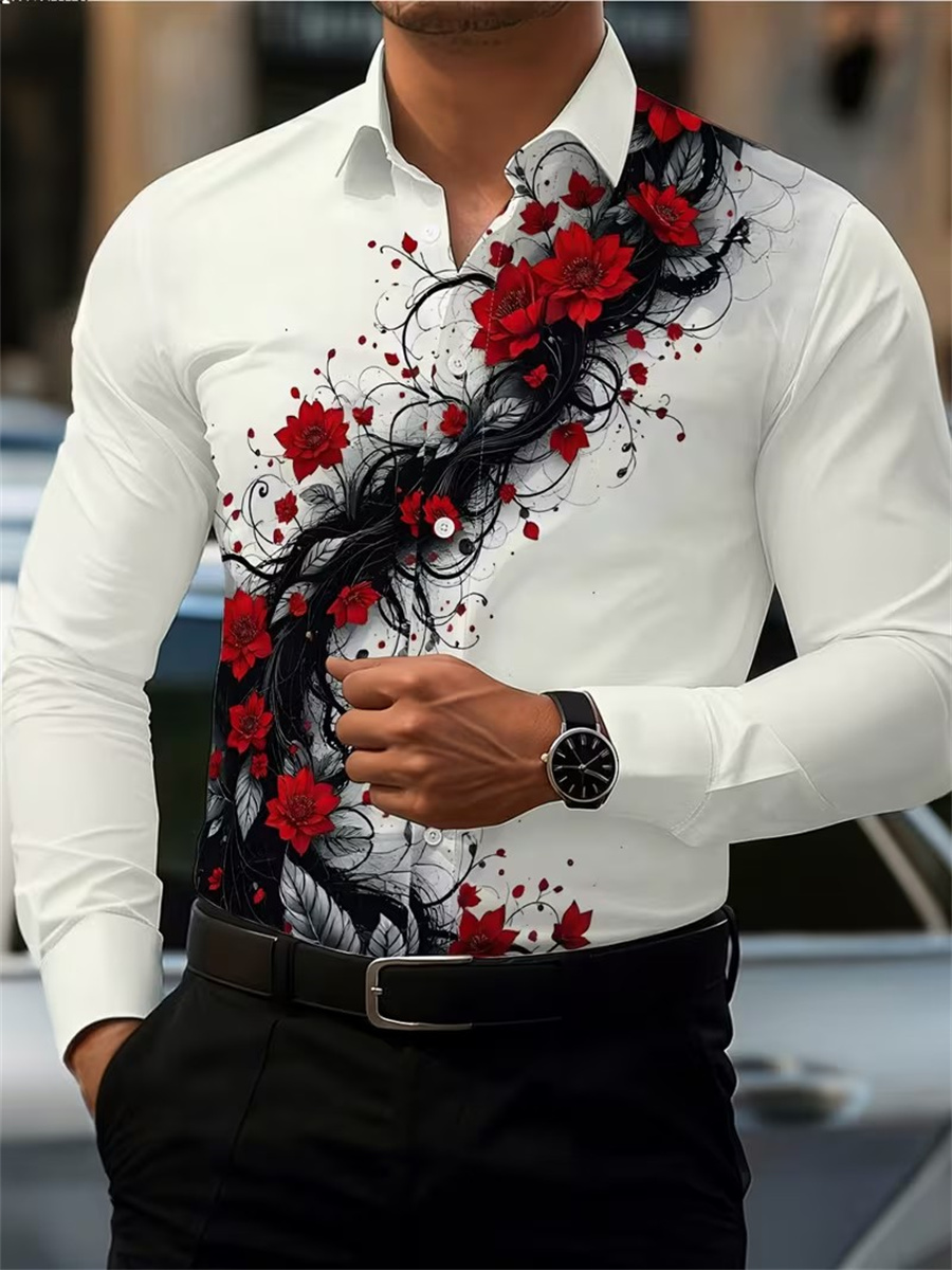 Męska koszula z długim rękawem – Mens Fashion Clothes recenzja i cena