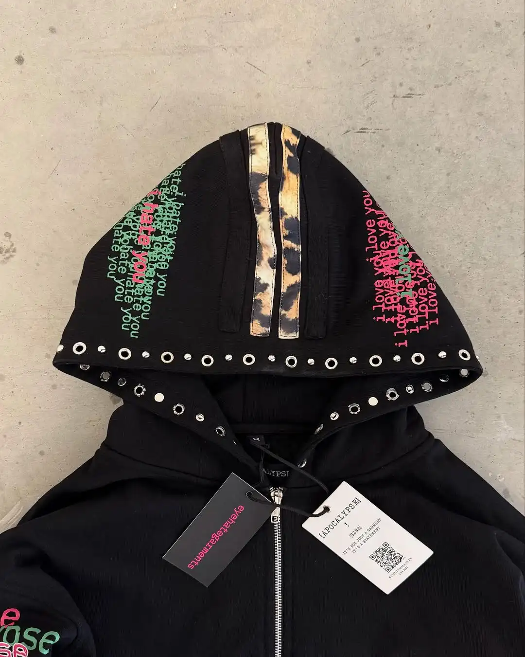 Eyehategarment Street Fashion  – Mens Fashion Zip Up Hoodies recenzja i cena