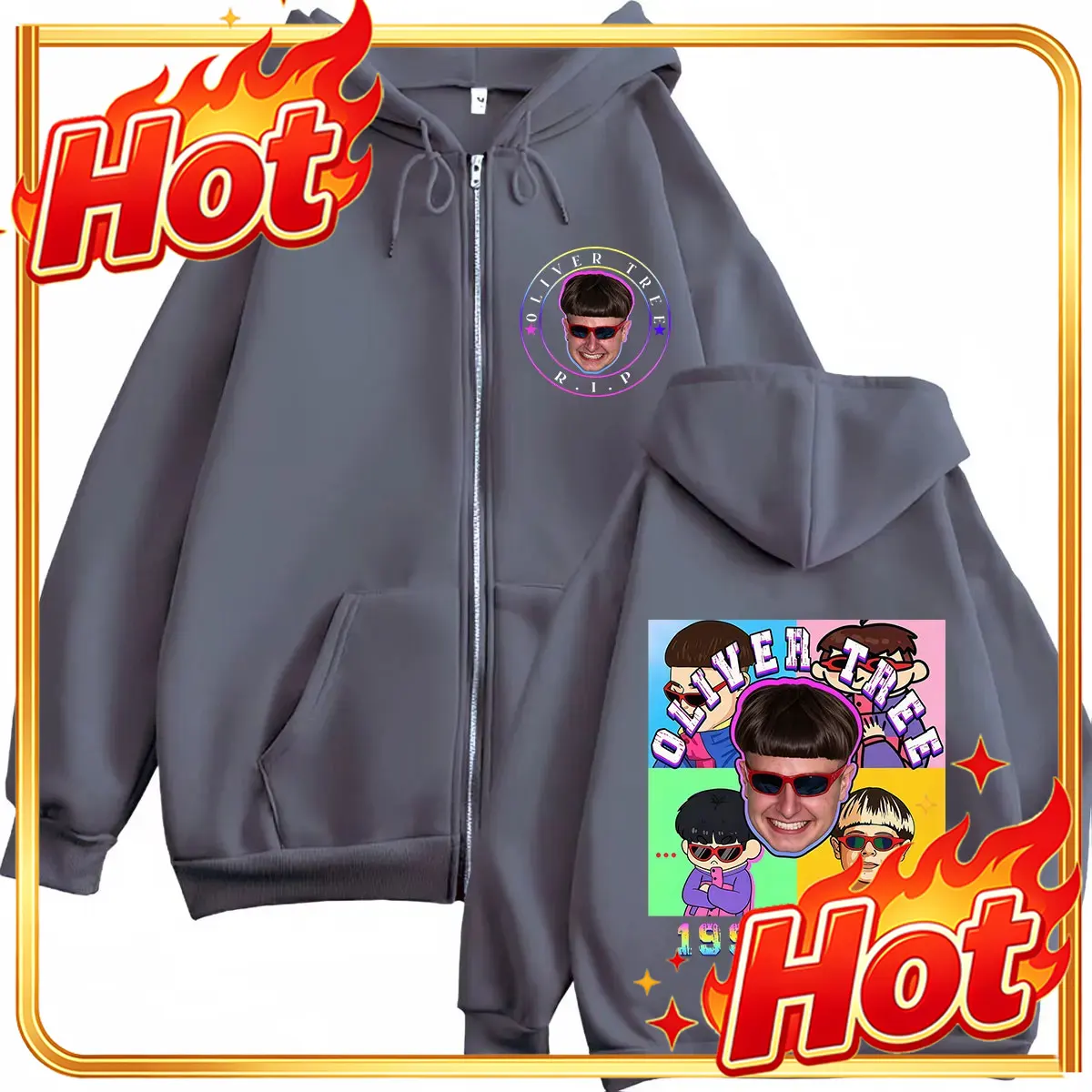 Bluza z kapturem na zamek, wzó – Mens Fashion Zip Up Hoodies recenzja i cena