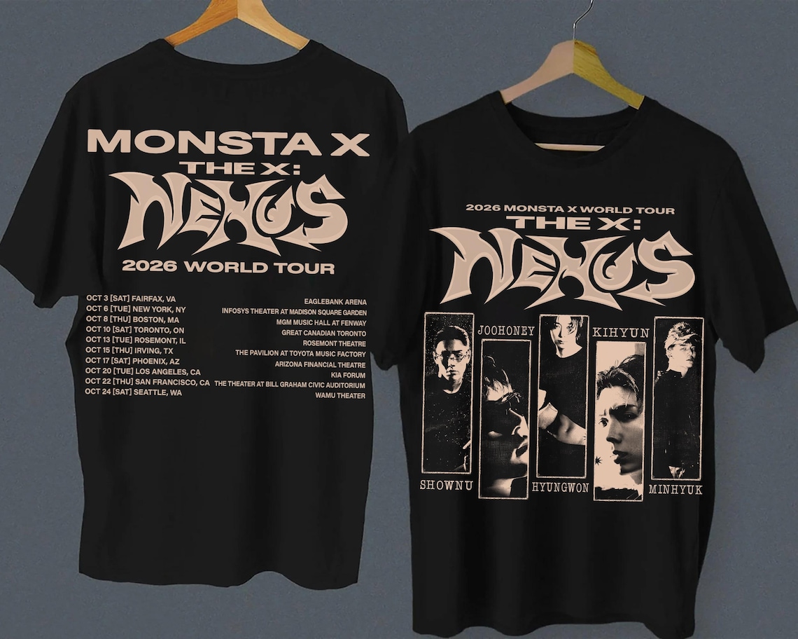 MONSTA X – koszulka z motywem  – Men'S Fashion X recenzja i cena