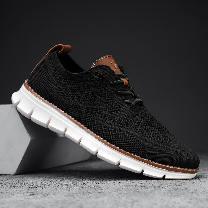 Męskie sneakersy sznurowane, w – Mens Fashion Trainers recenzja i cena